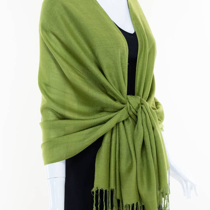 Original USA - Wholesale Scarf - Women's - Solid Paisley Pashmina2