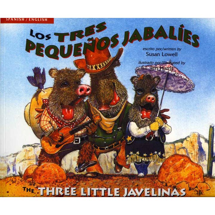 Simon & Schuster - Wholesale Preschool Book (3-5) - Three Little Javelinas/Los Tres Pequenos Jabalies by Susan Lowell