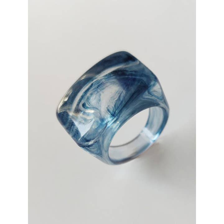 StyleGalX - Wholesale Cocktail/Statement Ring - Original Acrylic 11 Colors Geometric Ring8
