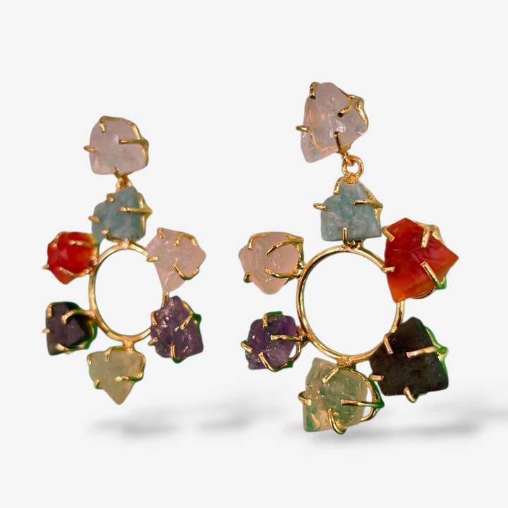 Aurora Rocks örhängen för wholesale av Koda Wearables