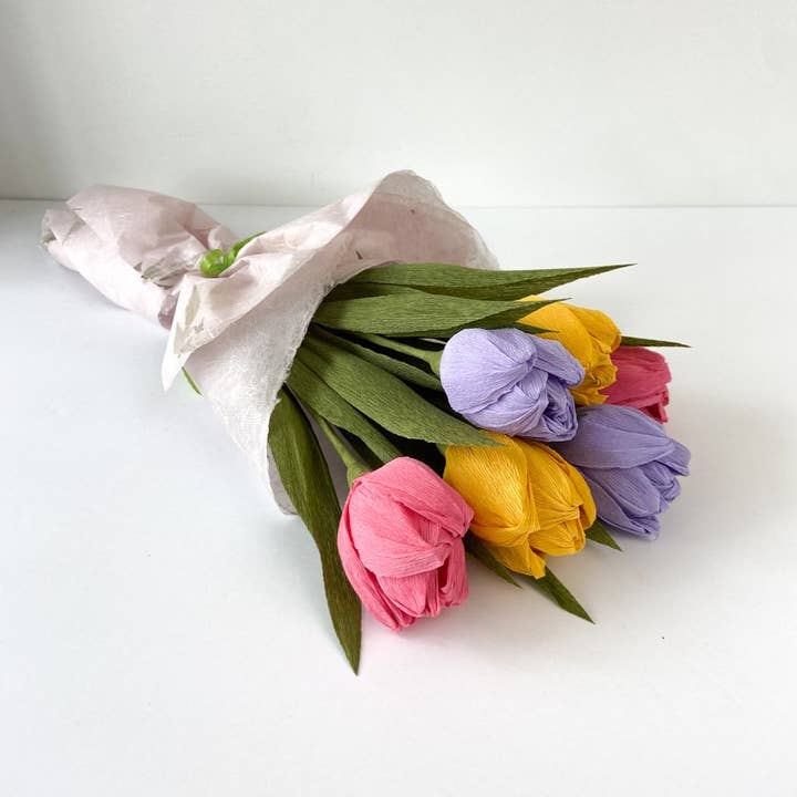Papercraft Miracles LLC – Großhandel Künstliche Blumen – Tulpe Krepp-Papier-Blume