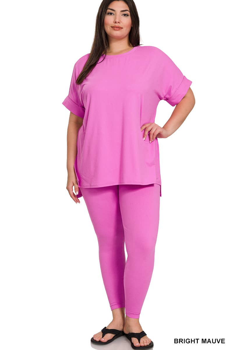 42POPS - Wholesale Lounge Set - Women's - `.Plus Microfiber Lounge Wear 2 Pc Set26