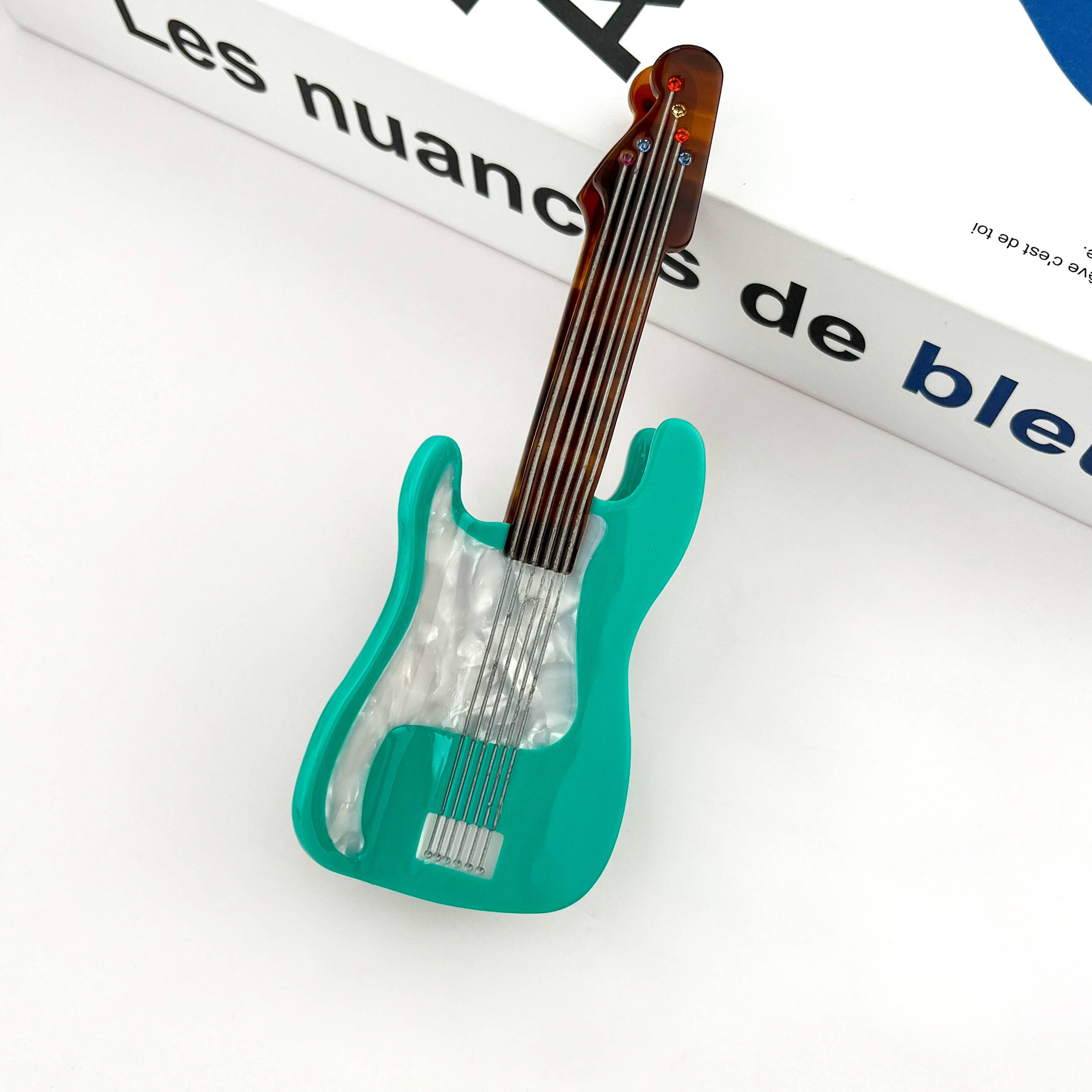 TheDivaSoap - Wholesale Hair Clip - Women's - Electric Guitar Claw Clip, Musical Instrument Hair Clip2