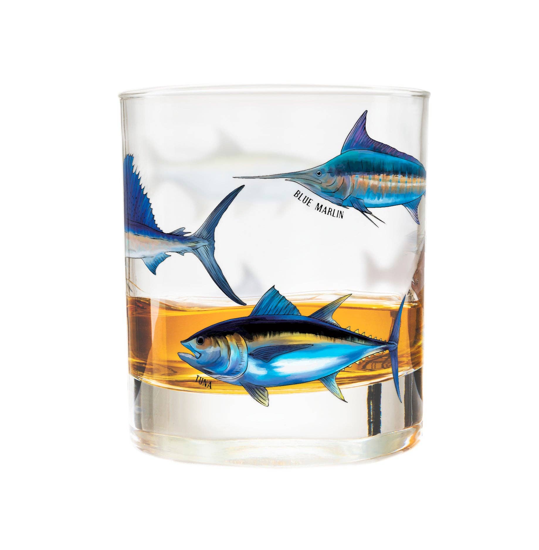 Greenline Goods - Wholesale Cocktail/Liquor Glass - Freshwater & Saltwater Whiskey Glass Set6