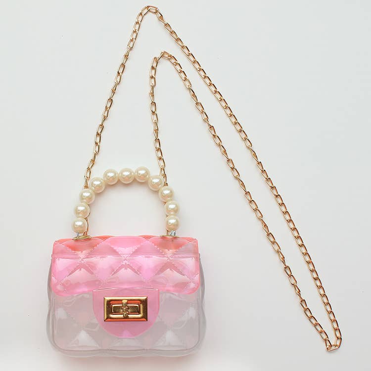 Sparkle Sisters by Couture Clips - Wholesale Crossbody Bag - Kids - Pearl Ombre Jelly Bag1