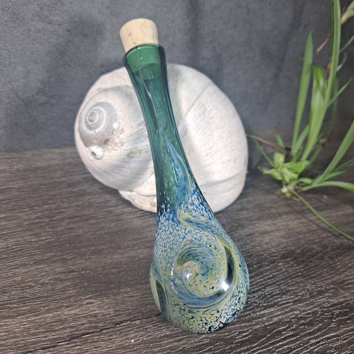 Sunshine Glass Gifts - Wholesale Wine Charm - Handblown Glass Bodice Chiller - Potion Bottle - Renaissance Faire Accessories - Bodice Bottle