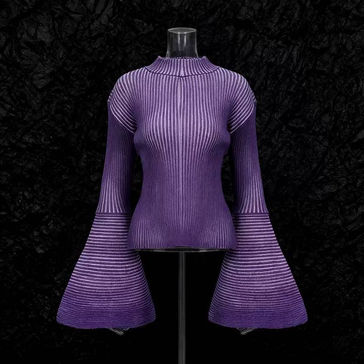 Productseeker - Wholesale Knit Top - Women's - TP54 Women's Vintage Washed Flared Sleeve Knit Top11