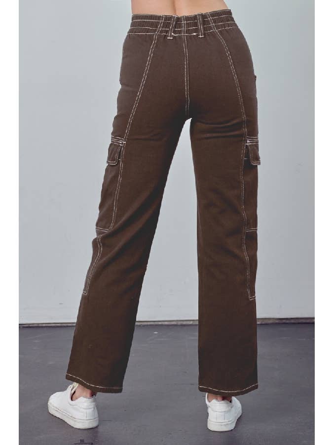 Hesperus – wholesale Jeans - Dam – SNICKARE BYXA MED SMOCKAD MIDJA8