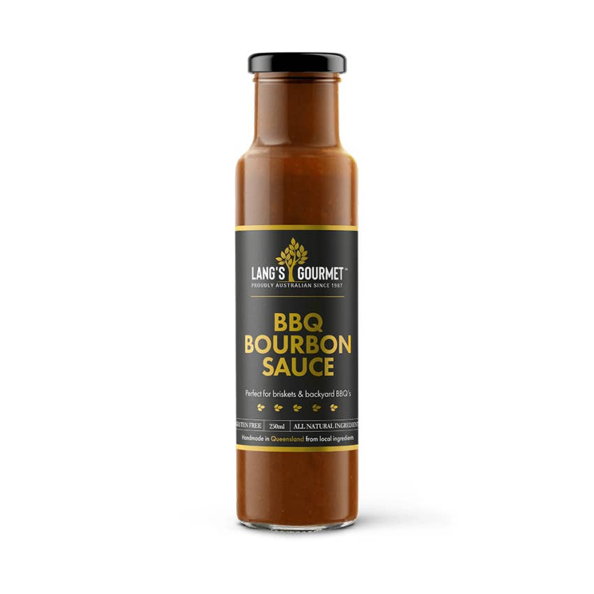 Lang's Gourmet – wholesale BBQ sauce – Premium  BBQ Bourbon Sauce0