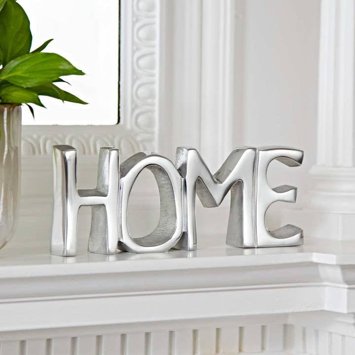 The Paper High Gift Company Limited - Venta al por mayor Letreros - Letrero HOME de metal reciclado