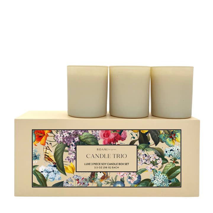 ROAM Homegrown - Wholesale Perfume Gift Set - Votive Trio Box Set - Floral