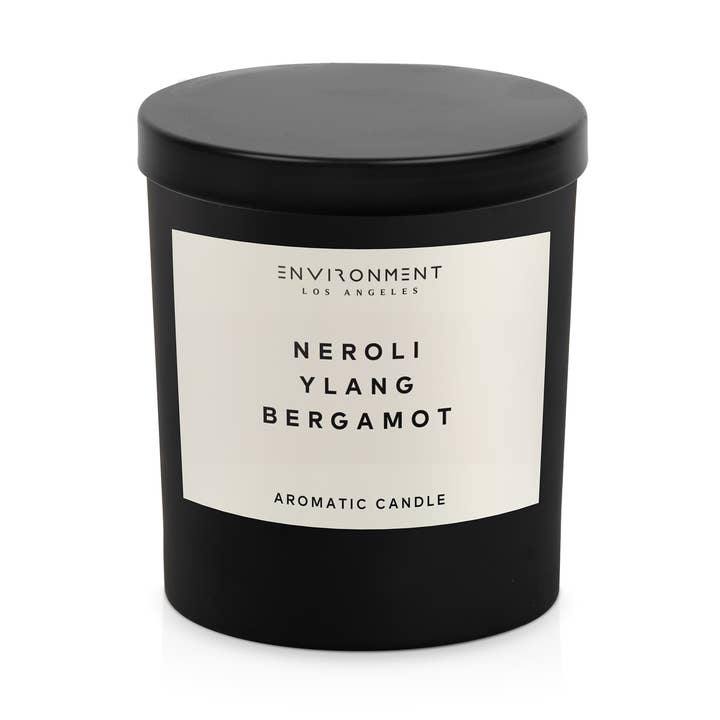 Candela Ispirata a Chanel #5® da 8 once con coperchio e scatola Neroli per la vendita all'ingrosso da parte di ENVIRONMENT