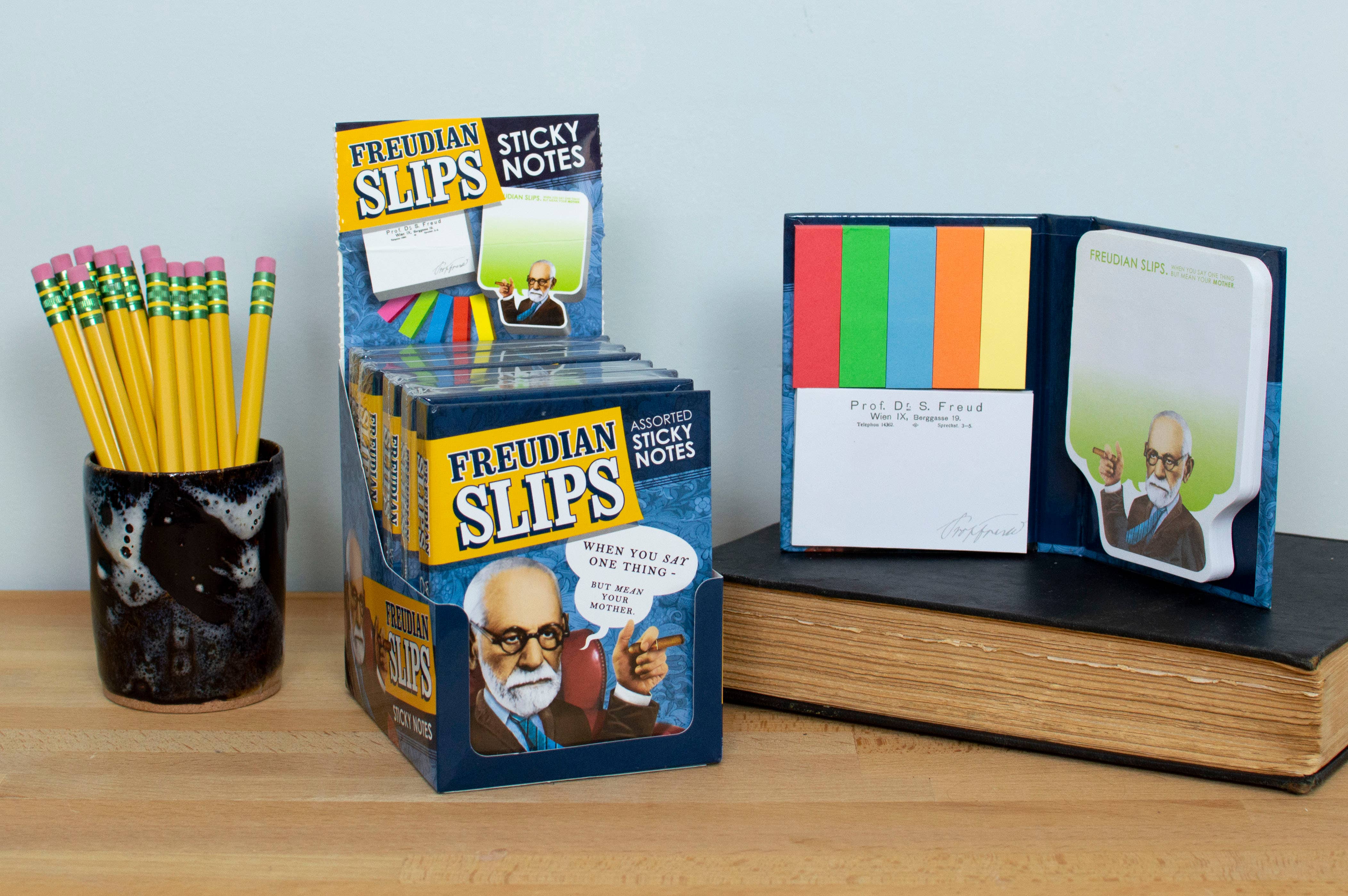 Unemployed Philosophers Guild - Wholesale Sticky Notes - Freudian Slips Sticky Notes3