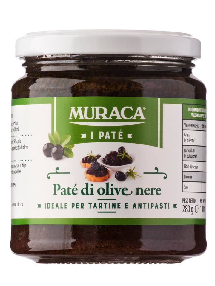 Black Olive Pâté - 314g for wholesale by Muraca srl
