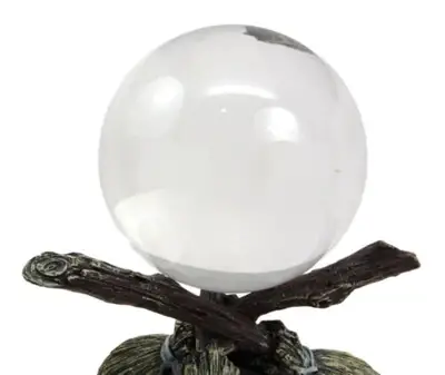 Pacific Trading – Engroshandel Skrivebordskugle – Krystalkugle på heksegryde kostestativ C/42