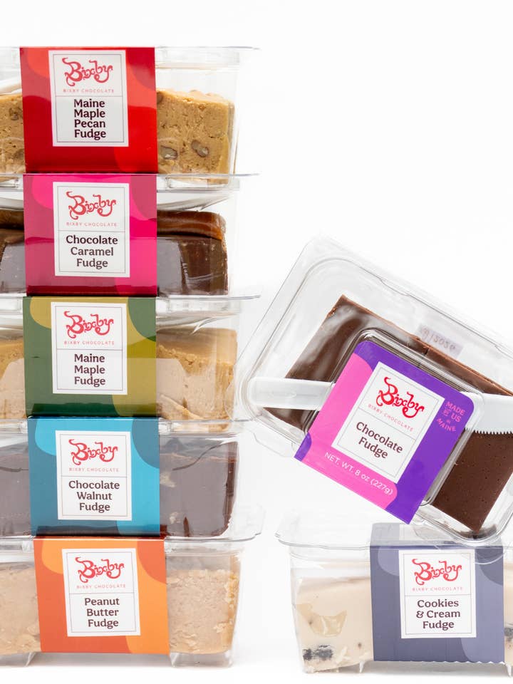 Fudge for wholesale by Bixby Chocolate