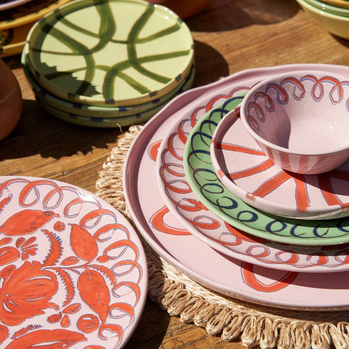 Couleur Nature - Vendita all'ingrosso Piatto - Piatto da Cena Amalfi Rosa - Diametro 10,6"4