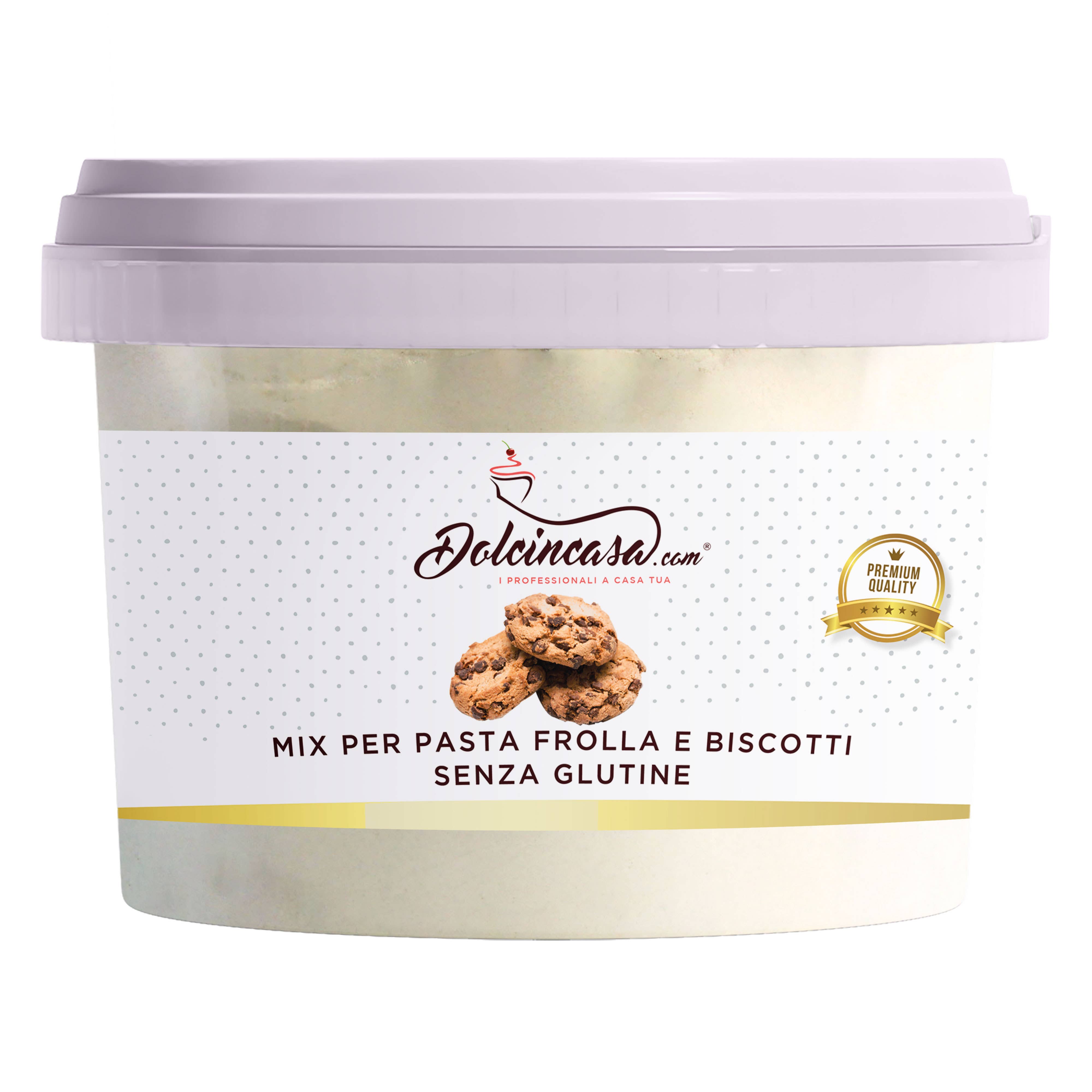 Dolcincasa.com - Wholesale Cookie Mix - Mix for Shortcrust Pastry and Gluten Free Biscuits 500g0