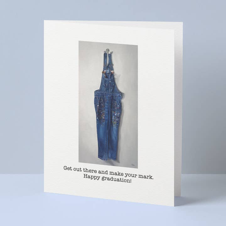 "Get out there and make your mark" Greeting Card for wholesale by Betsie Studios