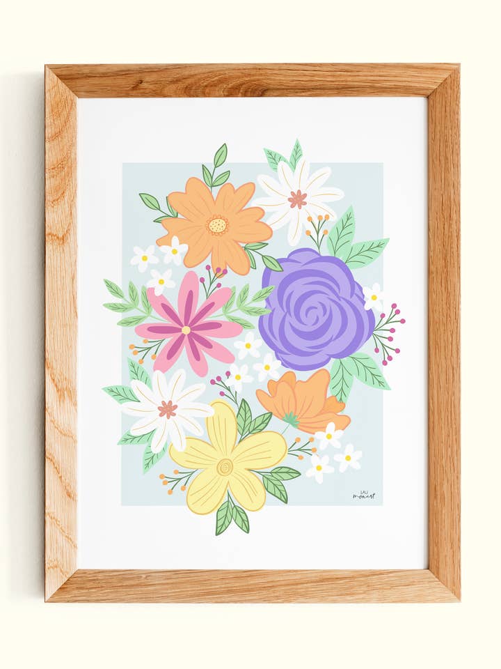 Spring Digital Art Print for wholesale by Lau Monart