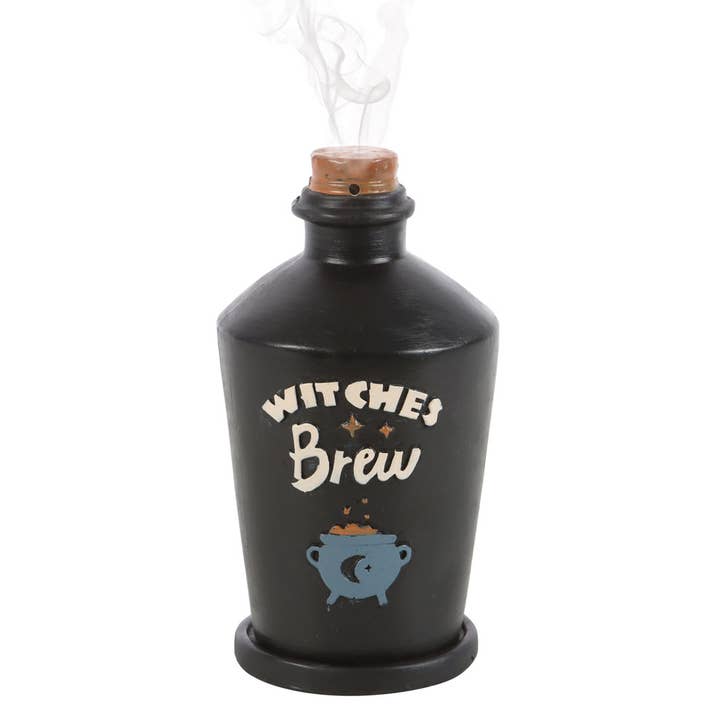 Something Different Wholesale - Wholesale Incense Holder - Witches Brew Potion Bottle Halloween Incense Cone Burner
