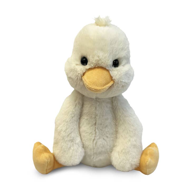 World's Softest 16" Large Lushees Off White Duck Plushie for wholesale by Beverly Hills Teddy Bear Company