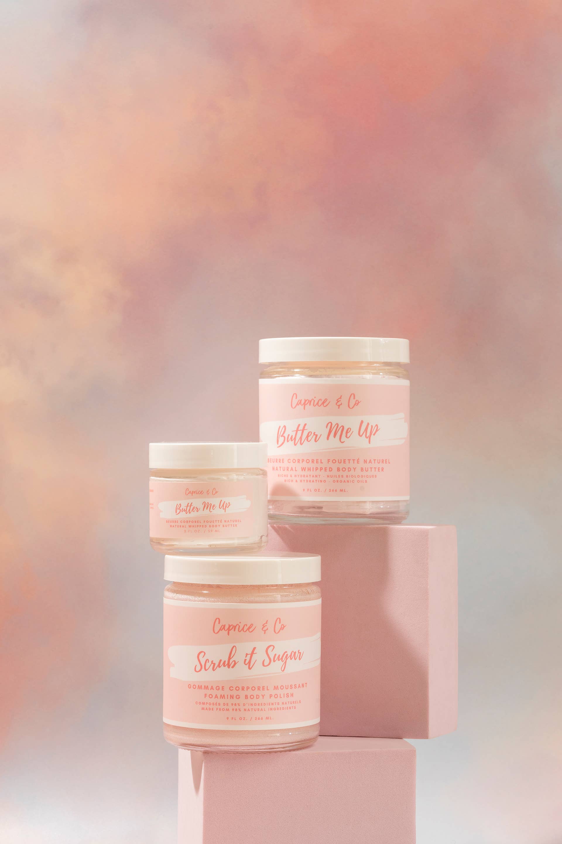 Caprice & Co - Vente Baume/beurre pour le corps - Beurre-moi - Crème fouettée + Baies givrées