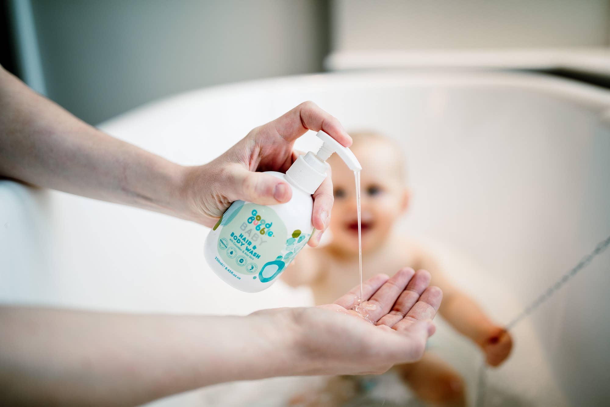 Good Bubble – Gel de banho - Crianças e bebés por atacado – Gel de Cabelo e Corpo Good Bubble Baby 250ml1