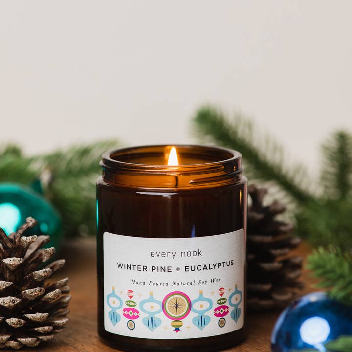 every nook – wholesale Jar/filled candle – Christmas every nook medium scented soy wax candle2