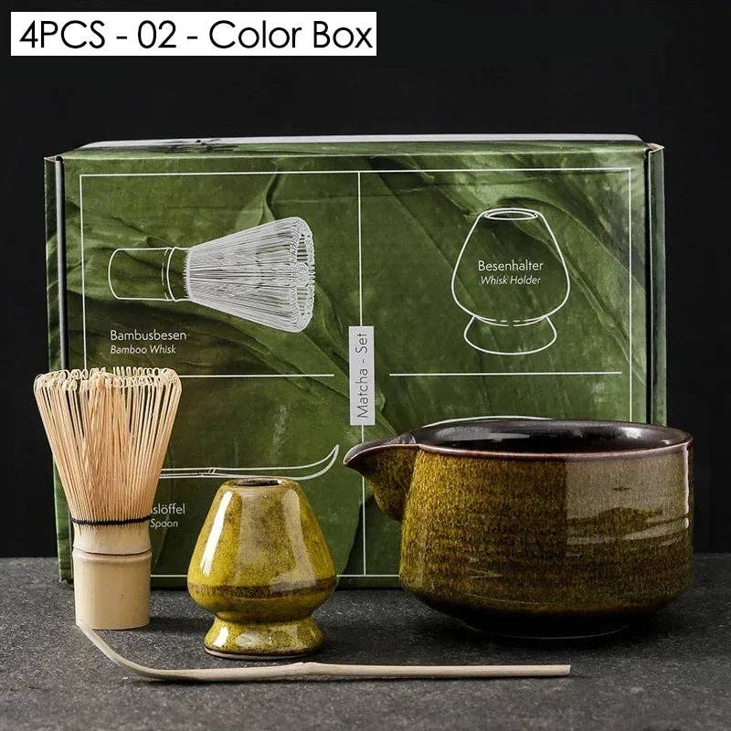 BlakOutlet - Wholesale Tea Set - 4/6/7PCS Japanese Matcha Blender Set59
