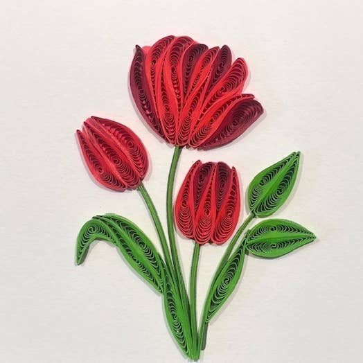 Small Quilled Card 1005 for wholesale by Amaranta Designs