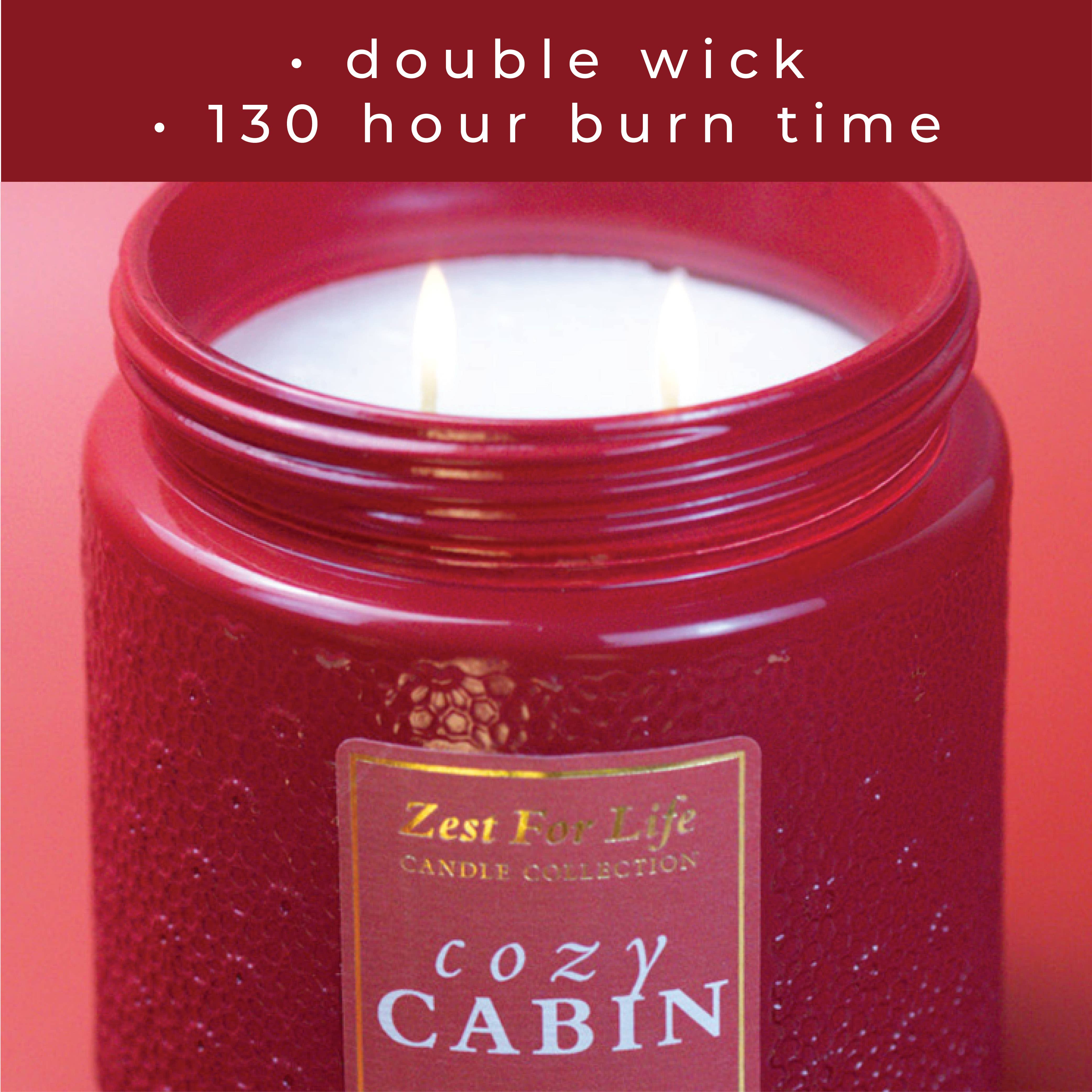 A Cheerful Giver - Vendita all'ingrosso Candela in vasetto - Candela Zest For Life (28oz.) - Cozy Cabin3