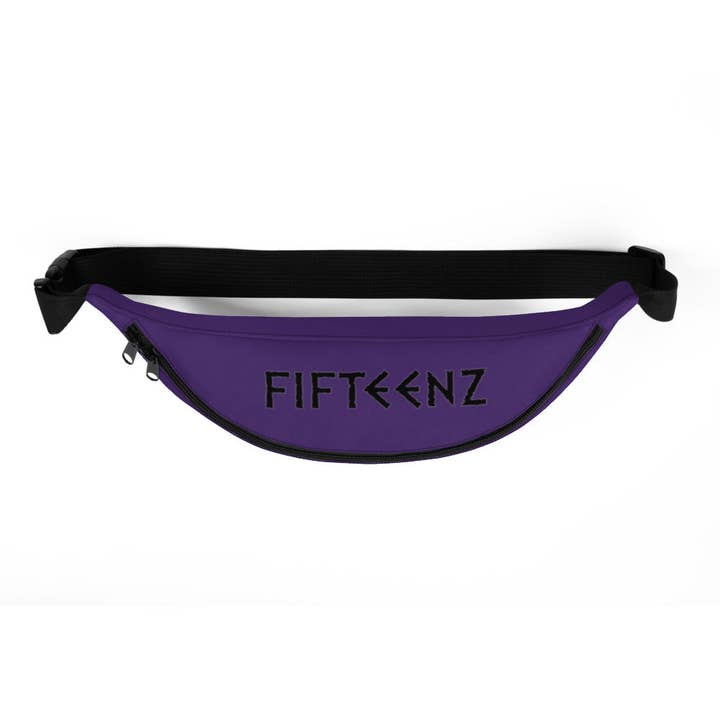 Sac banane Fifteenz Zips Violet pour la vente par Fifteenz Clothing
