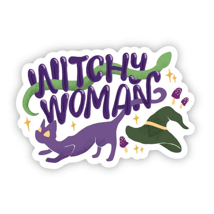 Witchy Woman Sticker for wholesale by Big Moods