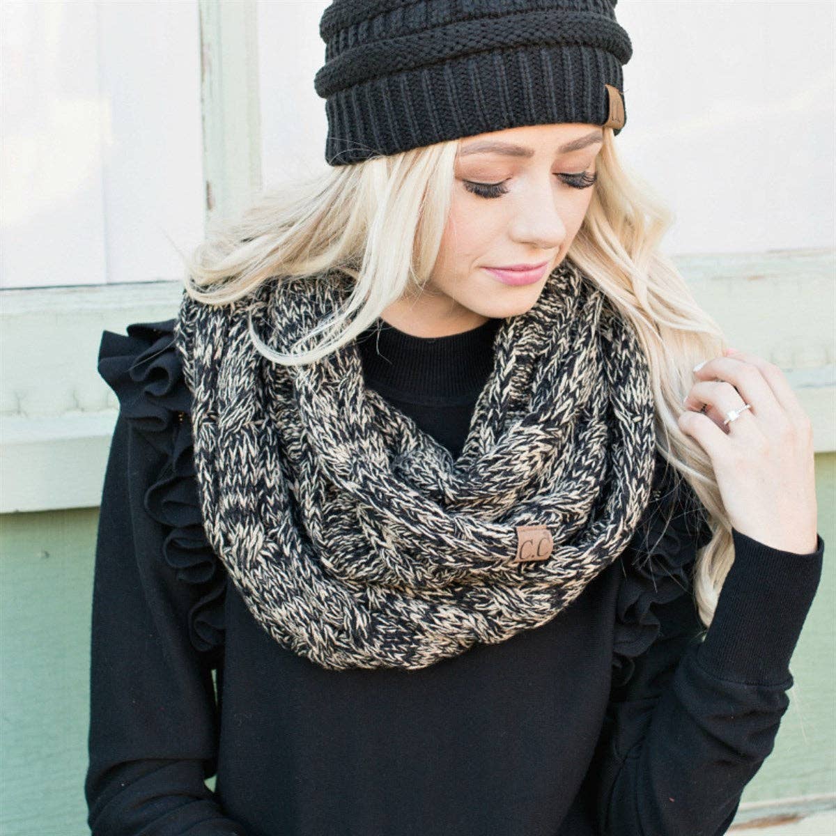 Truly Contagious – Engroshandel Tørklæde - Dame – C.C. Crafted multifarvet infinity tørklæde (SF-816)25