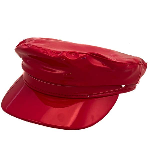 ROUGE Chapeau de journaliste Patent Fashion en vente sur Faire2