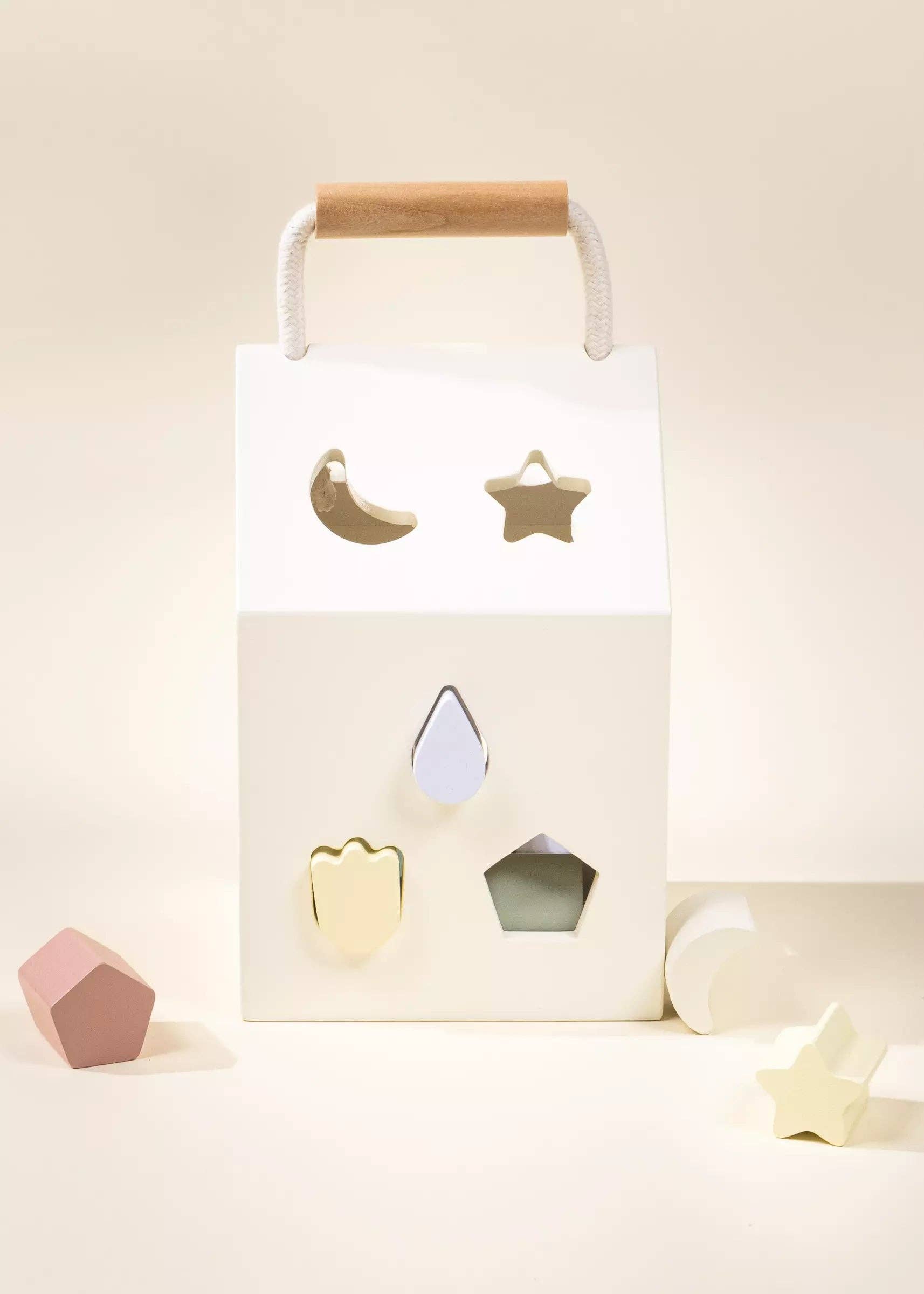 Coco Village - Wholesale Wood Toy - Kids - Wooden Shapes Sorting House9