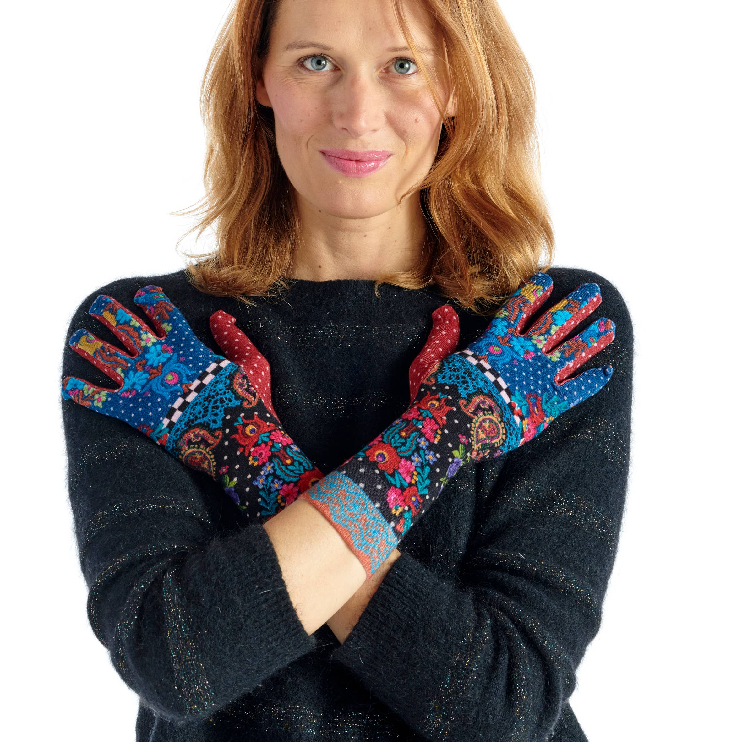 Dub & Drino – wholesale Handskar - Dam – Tryckta trädgårdshandskar i bambu1