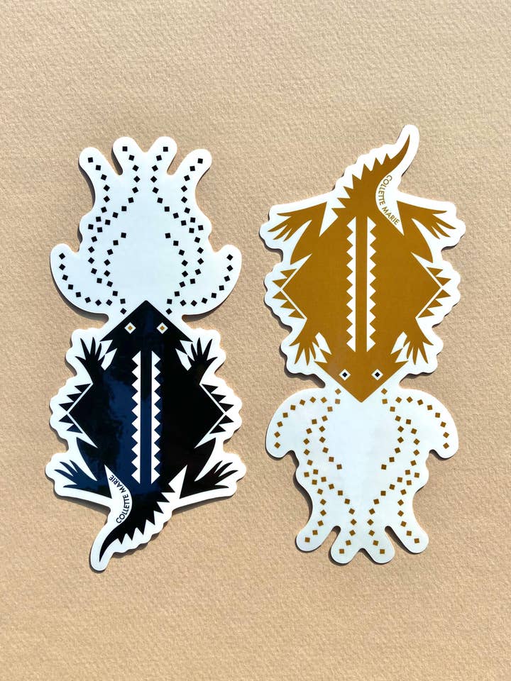 Horned Toad Decals for wholesale by Cōllette