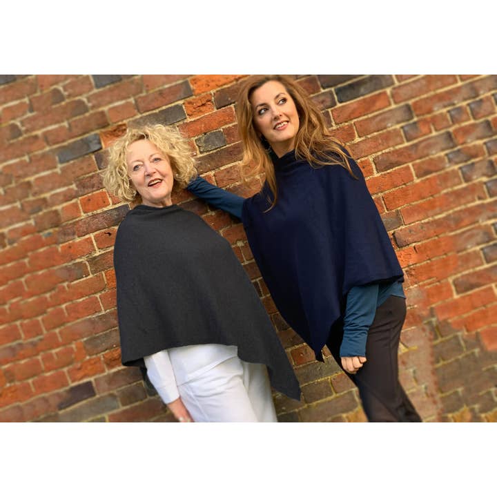 Creatico - Wholesale Poncho – Women's - House of Conti Firenze Cashmere Blend Italian Poncho Regular62