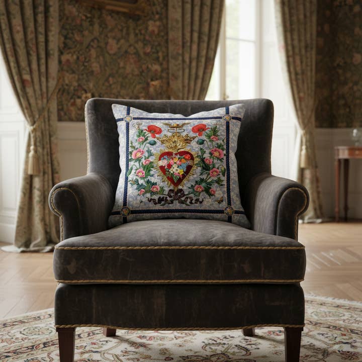 Mouchkine Jewelry - Wholesale Chair Cushion - ExVoto cushion cover 40x40 cm1