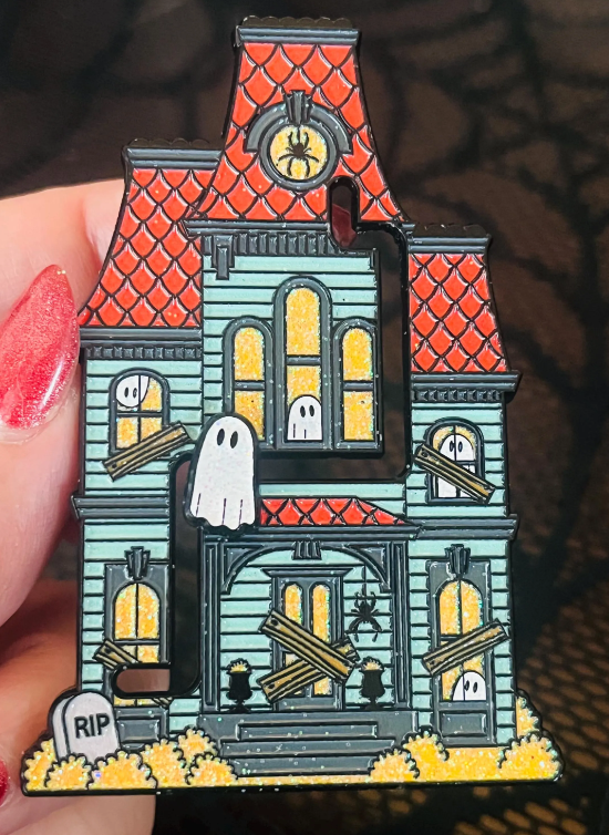 Kitschy Delish – wholesale Lapel pin/button – Wandering Ghost, moving enamel pin1