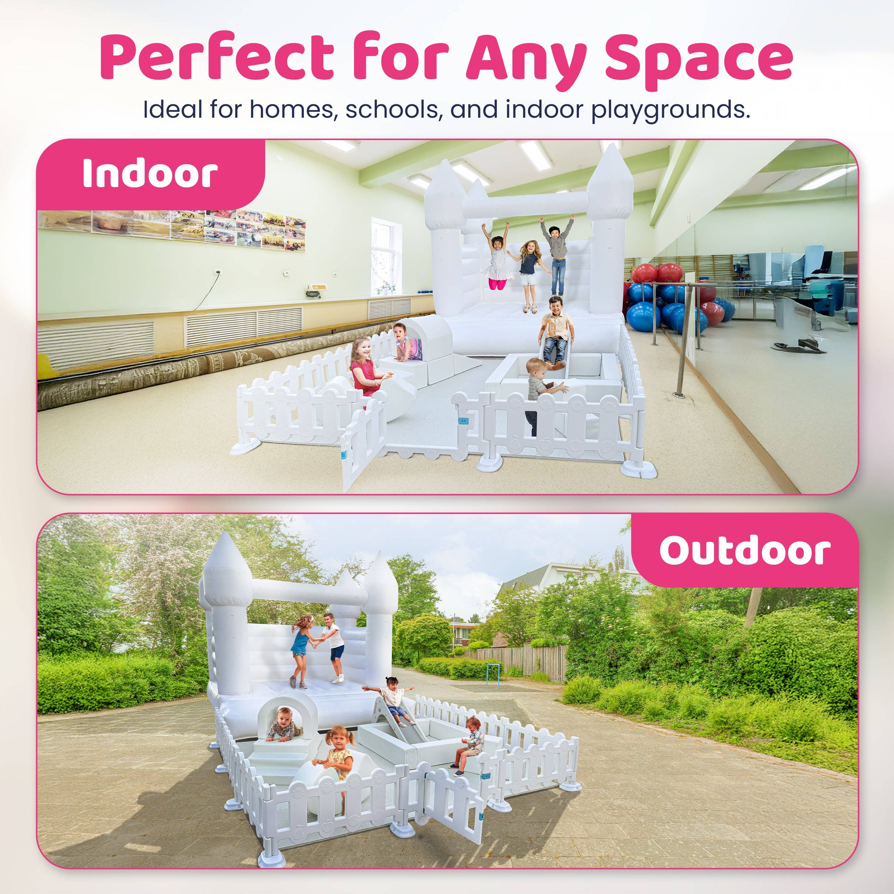 Parco Giochi Essenziale (Bianco) Parco Giochi Essenziale in vendita all'ingrosso su Faire1