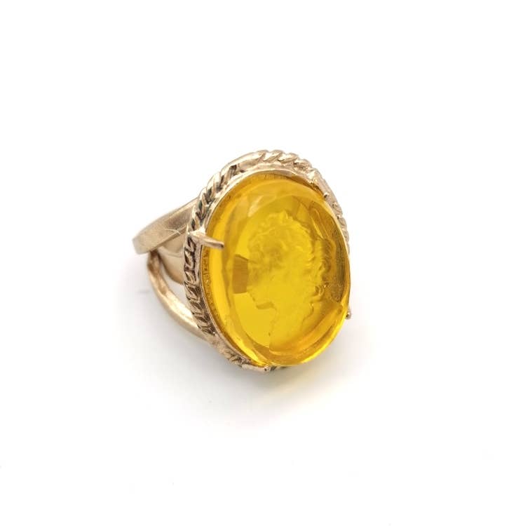 Patrizia Daliana - Vente Bague de cocktail/de cérémonie - Patrizia Daliana | Gamme « Classica » - Bague en métal doré