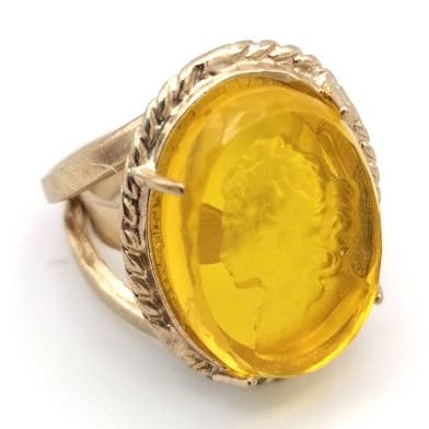 Patrizia Daliana - Vente Bague de cocktail/de cérémonie - Patrizia Daliana | Gamme « Classica » - Bague en métal doré0