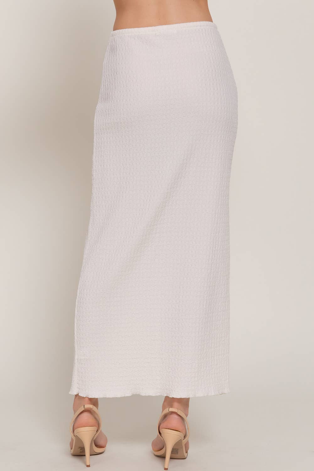 Active Basic | Active USA – wholesale Skirt – Women’s – Adjustable Drawstring Texture Knit Long Skirt6