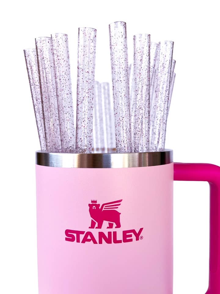 WIDE 40oz Glitter Straws - 12 inch Straws - 40oz Accessories for wholesale by Brittyland