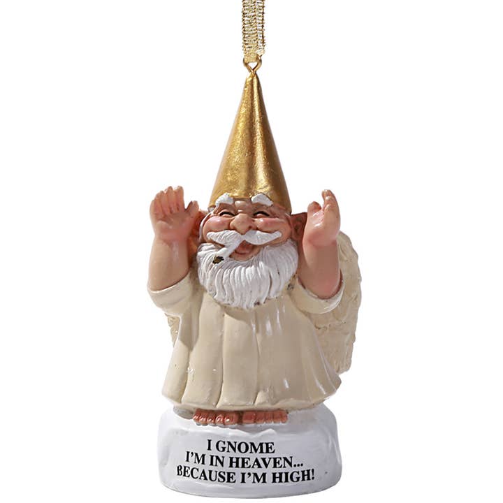 Angel Gnome Christmas Ornaments for wholesale by Pacific Trading
