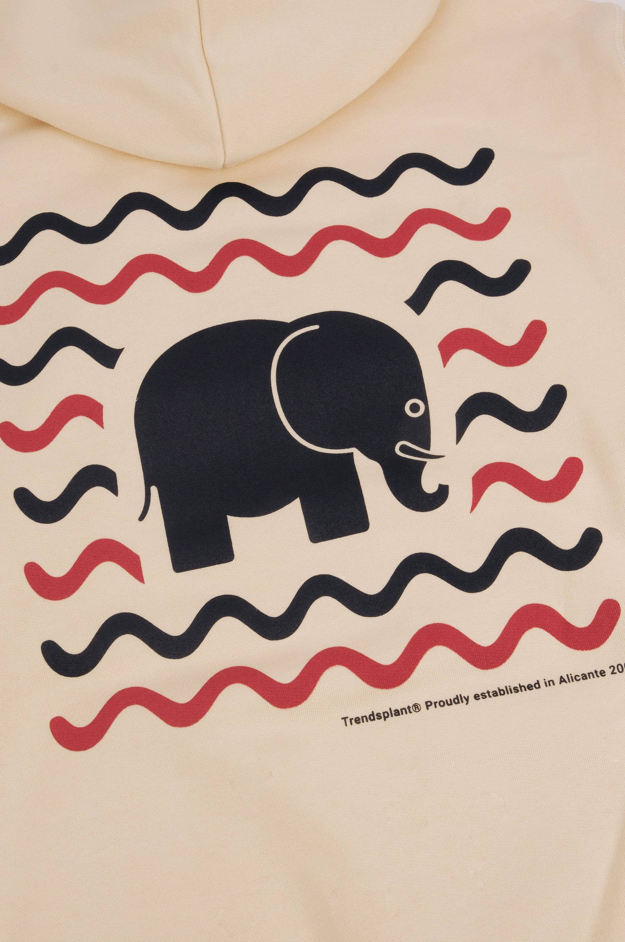 Trendsplant Clothing – Engroshandel Hoodie – Unisex – Explanada Økologisk Hættetrøje i Elfenben4