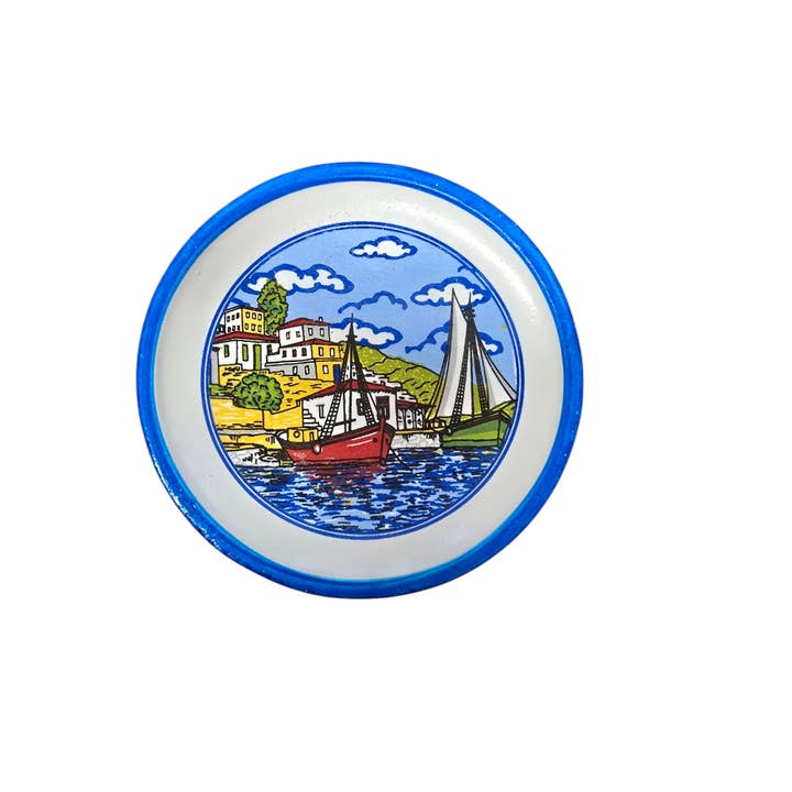 2 Greeks Inc - Wholesale Magnet - Handmade Ceramic Plate Magnets - Authentically Greek 4